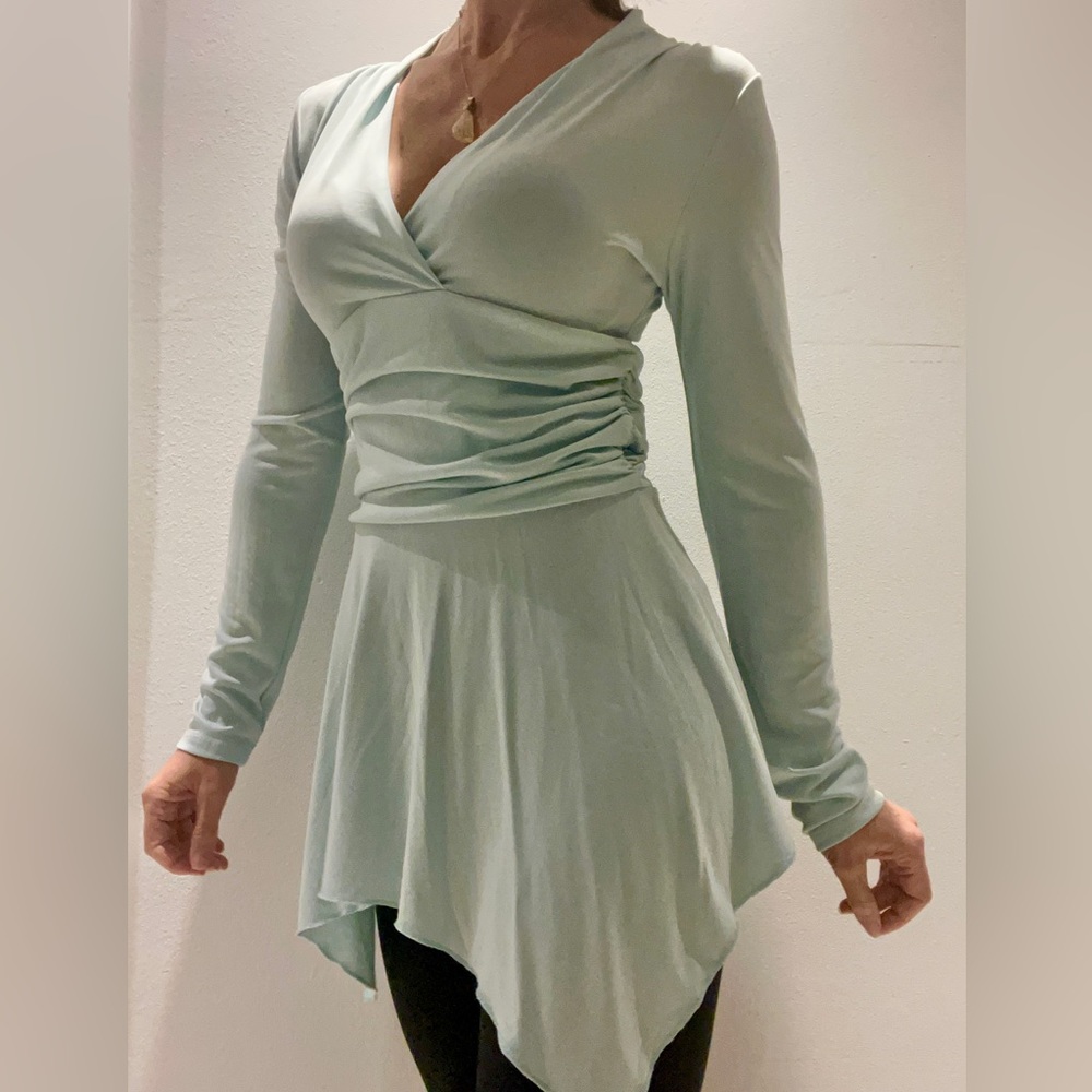 Baby Blue Long Sleeve Top